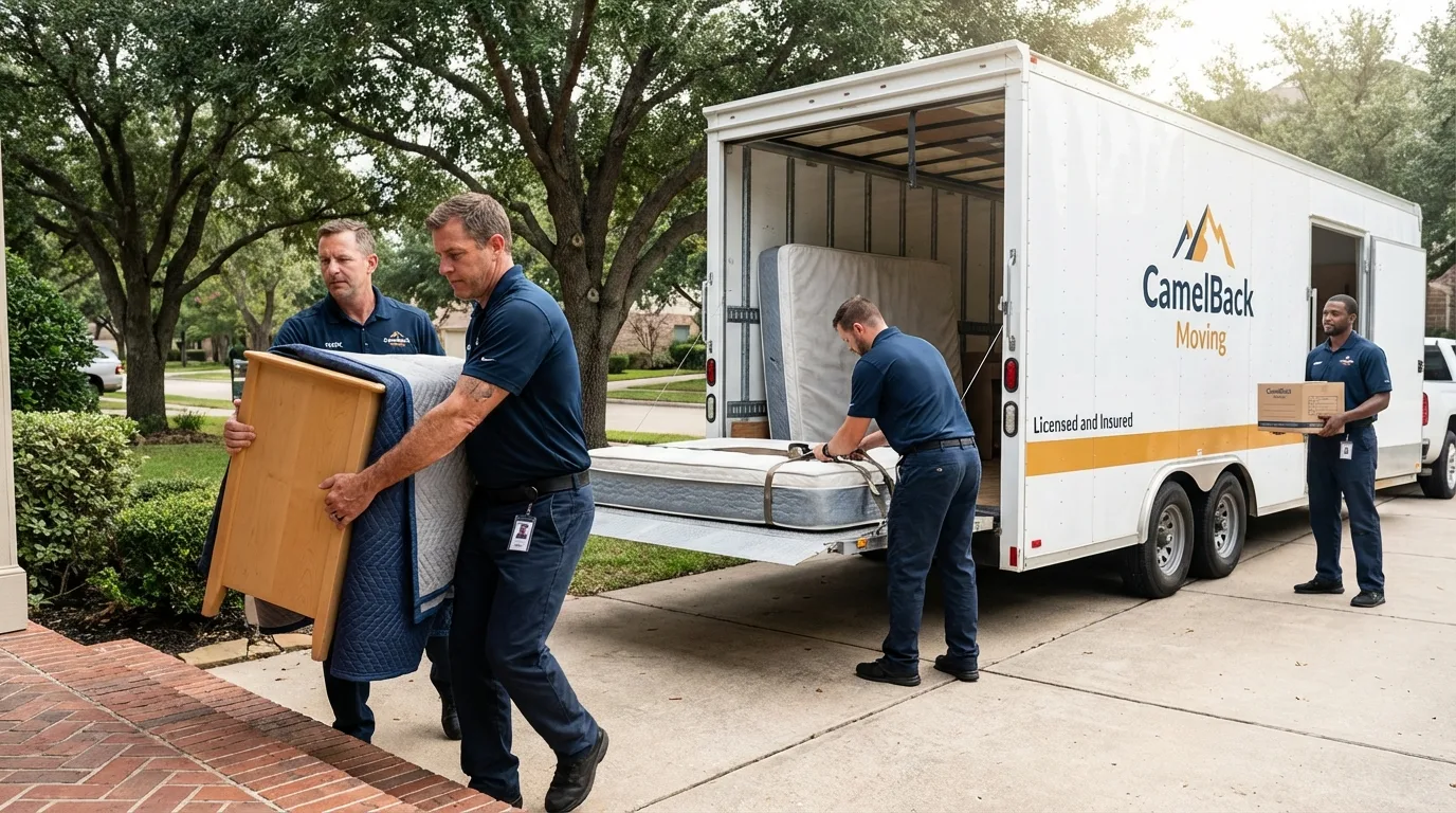 Crew loading residential truck for cross-state move from Erlanger, KY